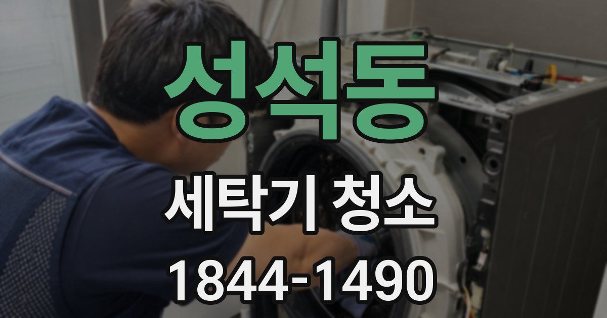 성석동 세탁기 청소