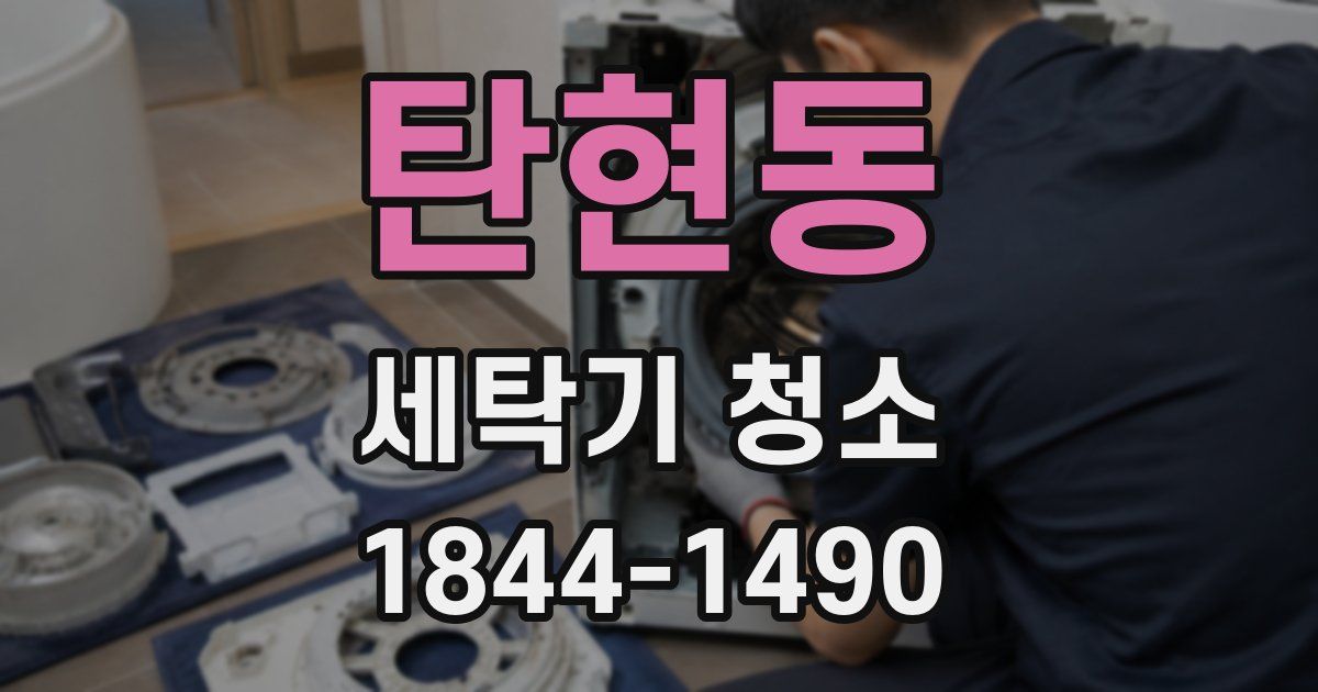 탄현동 세탁기 청소