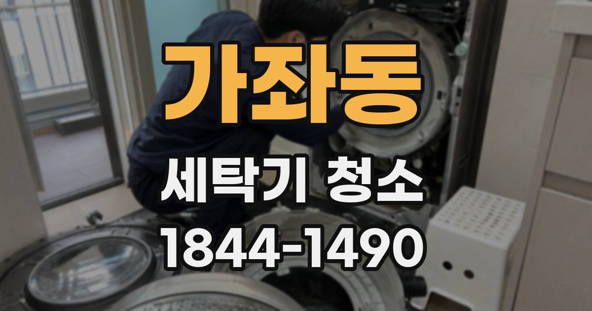 가좌동 세탁기 청소