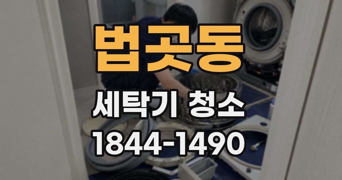 법곳동 세탁기 청소
