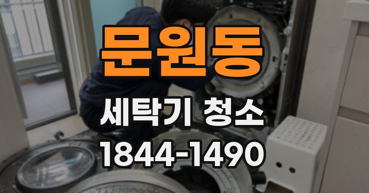 문원동 세탁기 청소