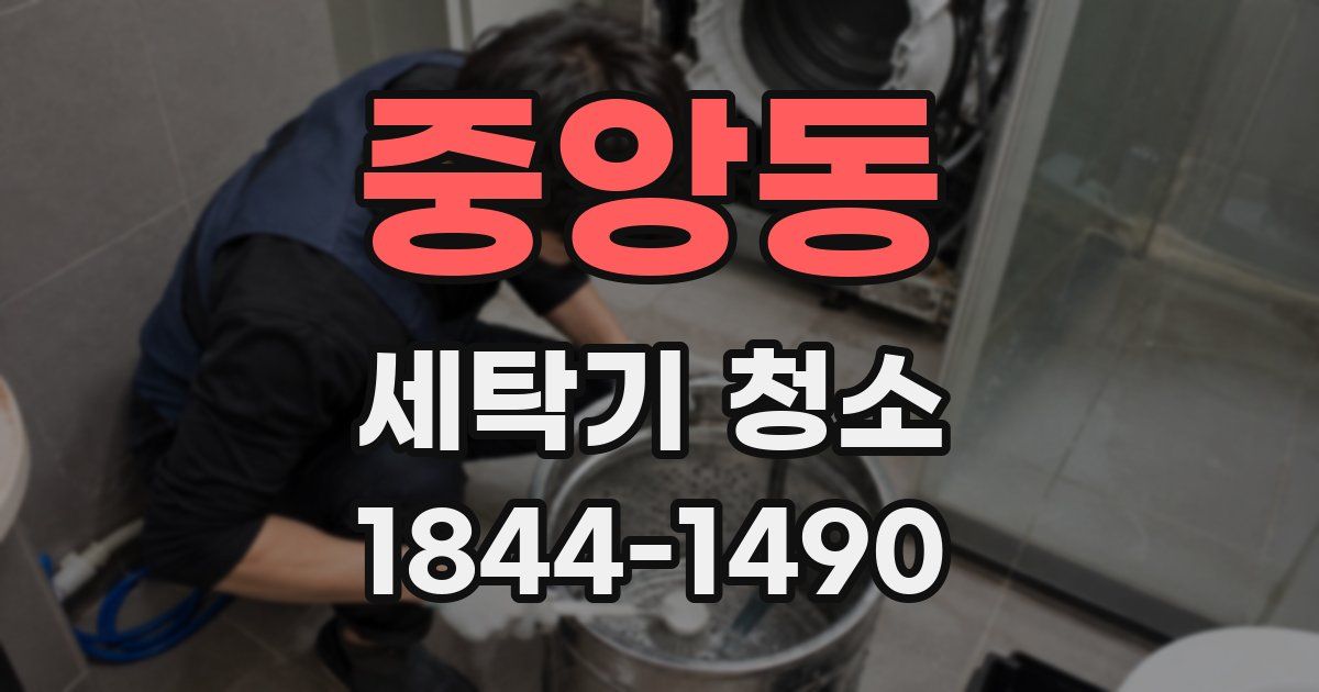 중앙동 세탁기 청소