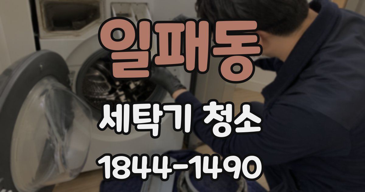 일패동 세탁기 청소