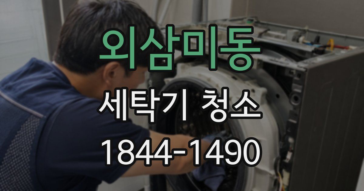 외삼미동 세탁기 청소