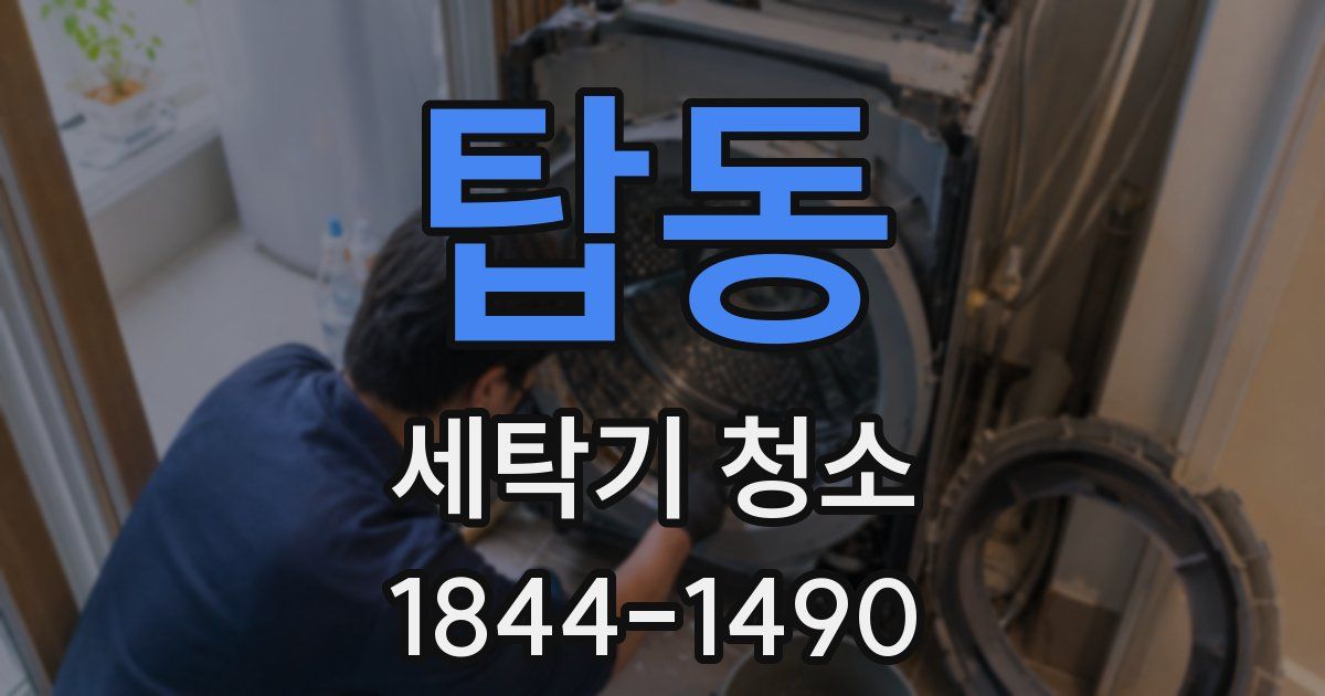 탑동 세탁기 청소