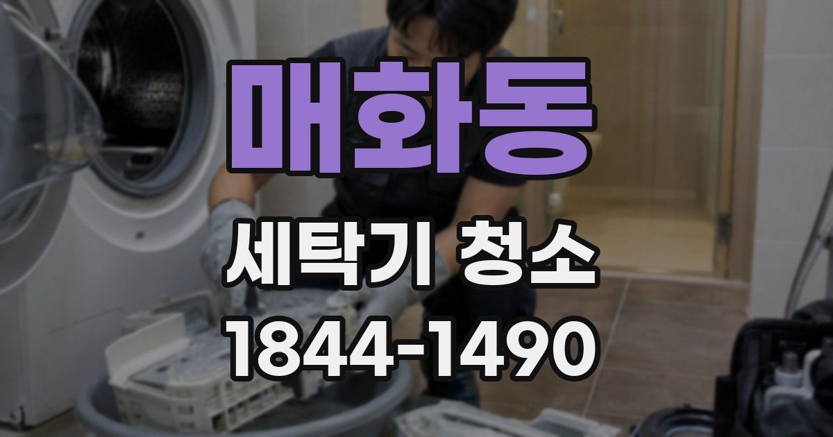 매화동 세탁기 청소