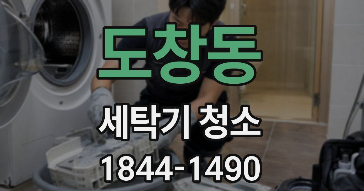 도창동 세탁기 청소