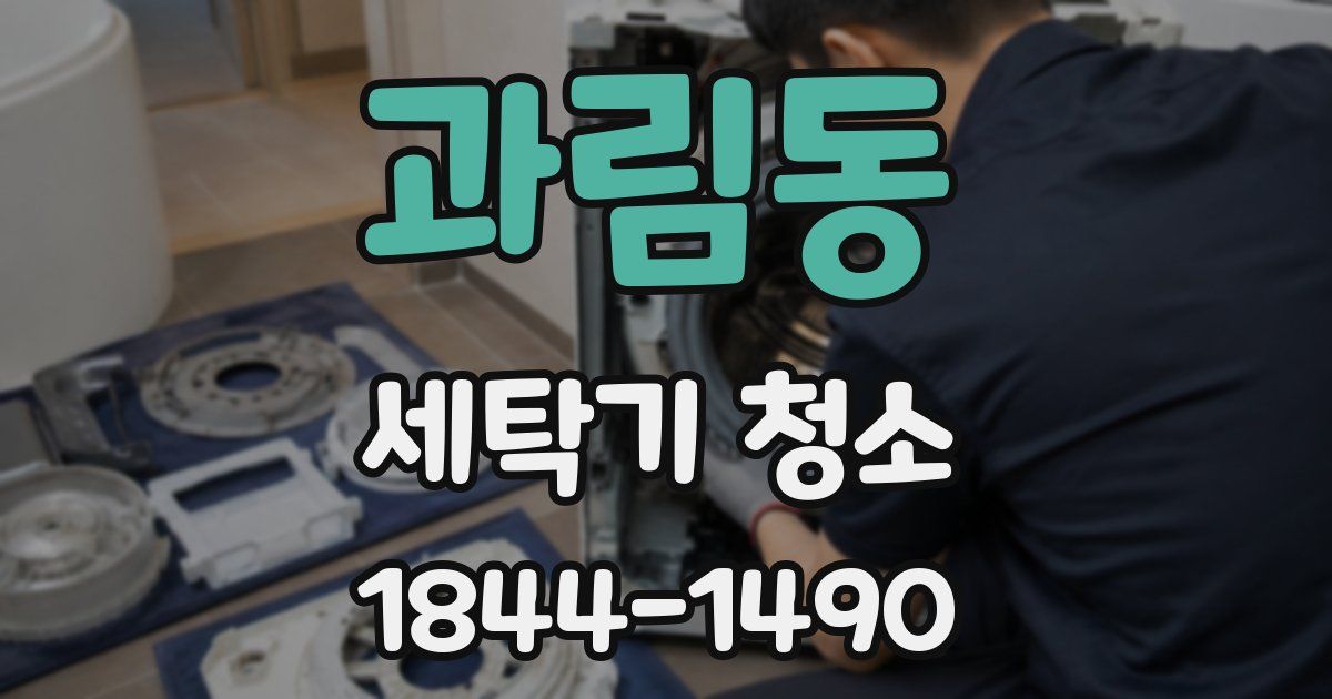 과림동 세탁기 청소
