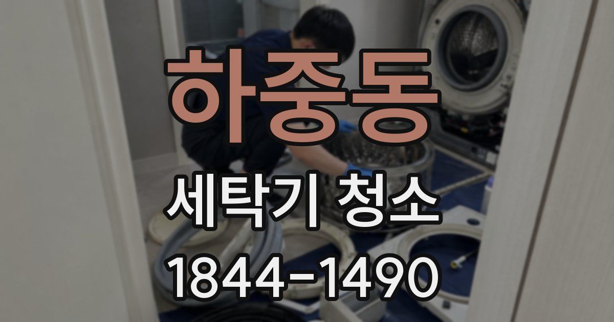 하중동 세탁기 청소