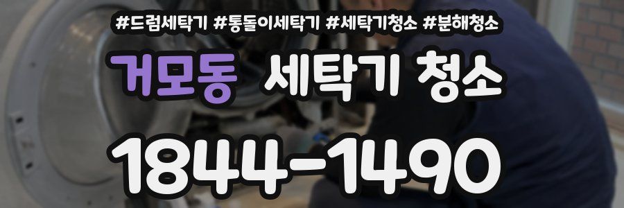 거모동 세탁기 청소