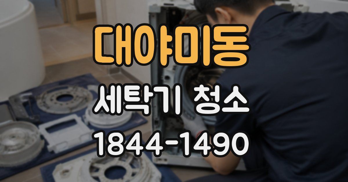 대야미동 세탁기 청소