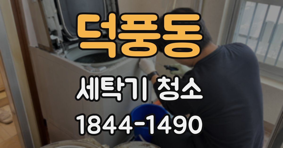 덕풍동 세탁기 청소