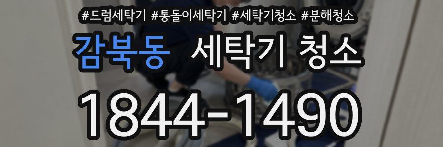 감북동 세탁기 청소