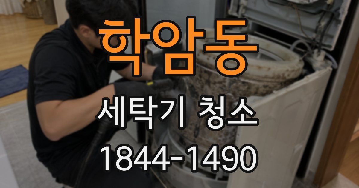 학암동 세탁기 청소