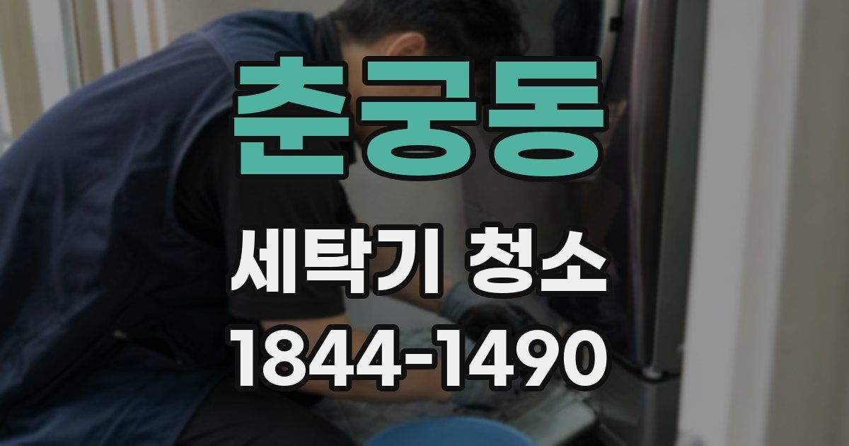 춘궁동 세탁기 청소