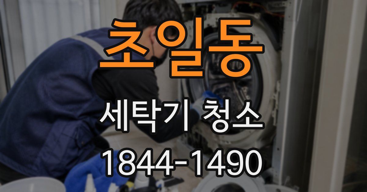초일동 세탁기 청소