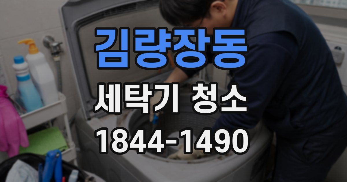 김량장동 세탁기 청소