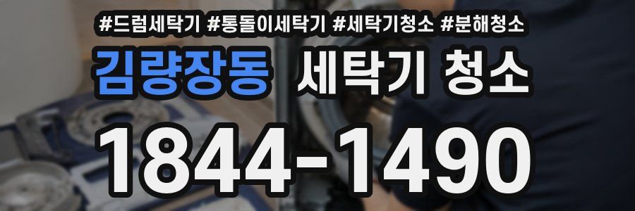 김량장동 세탁기 청소