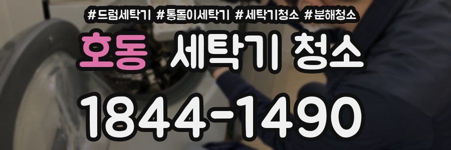 호동 세탁기 청소