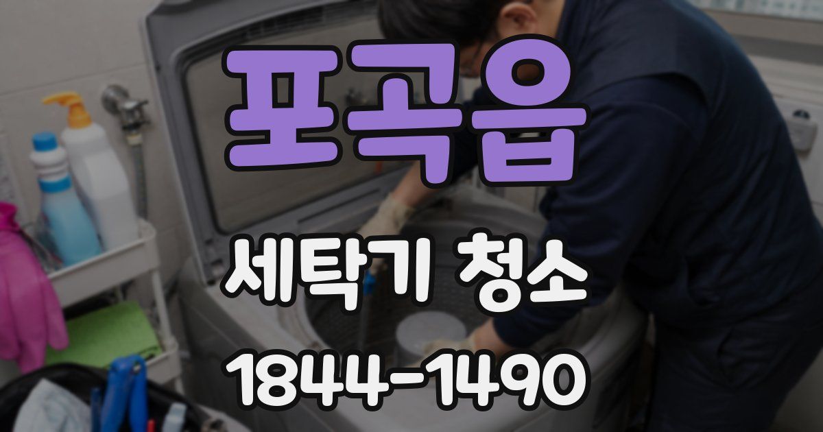 포곡읍 세탁기 청소