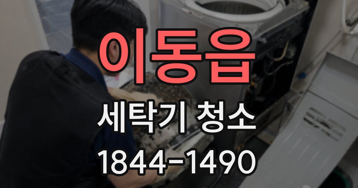 이동읍 세탁기 청소