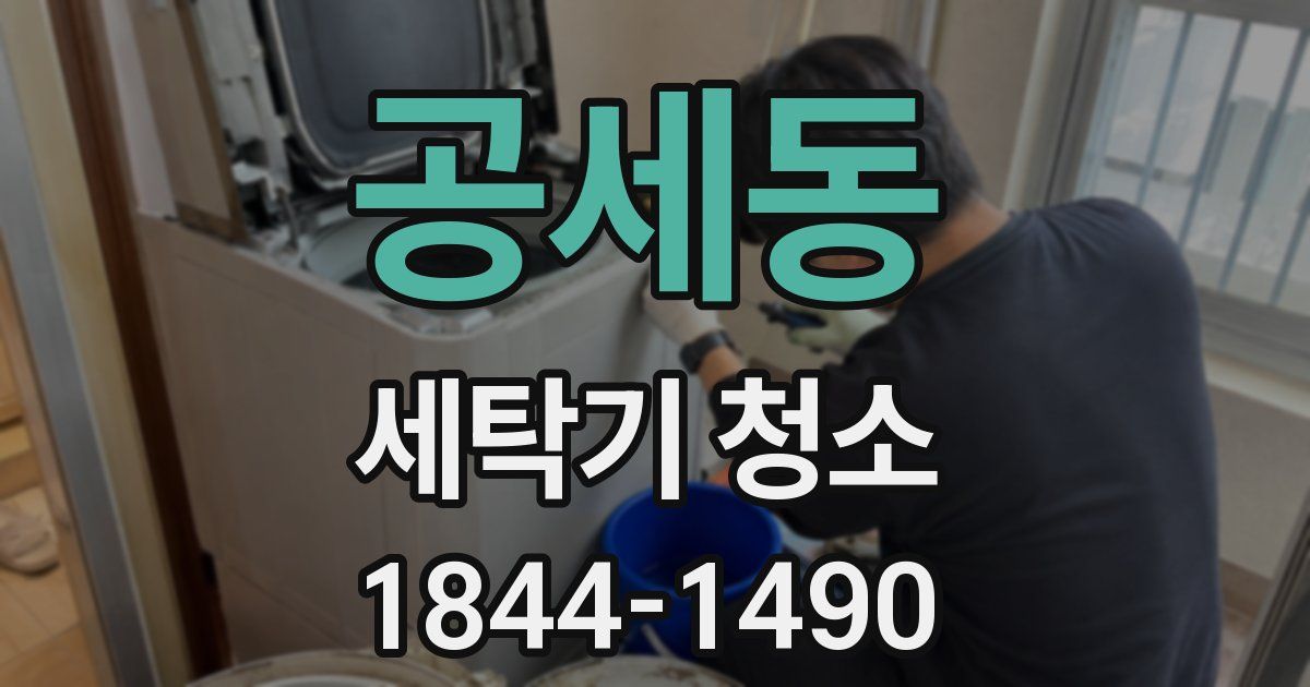 공세동 세탁기 청소