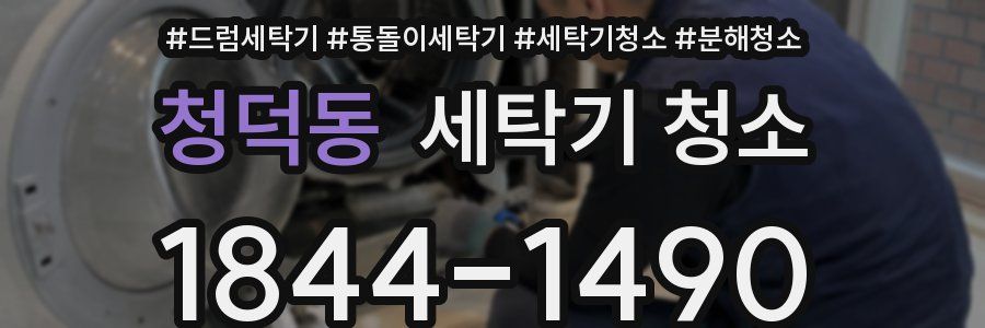 청덕동 세탁기 청소