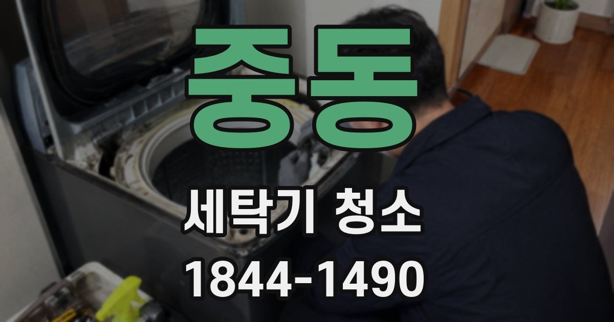 중동 세탁기 청소