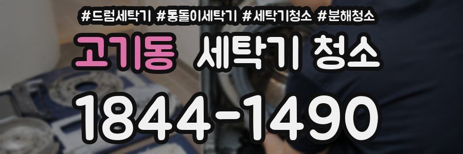 고기동 세탁기 청소