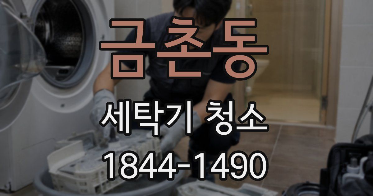 금촌동 세탁기 청소
