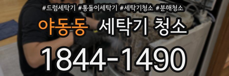 야동동 세탁기 청소