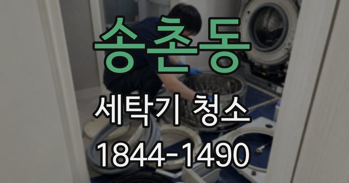 송촌동 세탁기 청소
