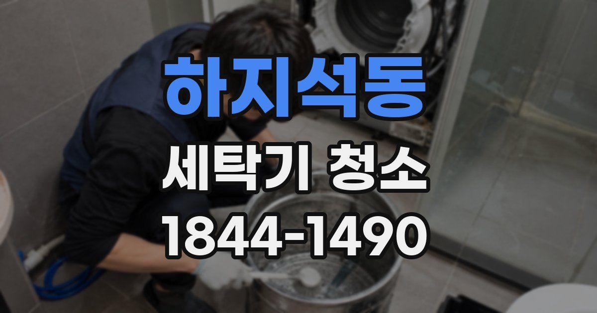 하지석동 세탁기 청소