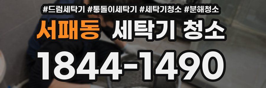 서패동 세탁기 청소