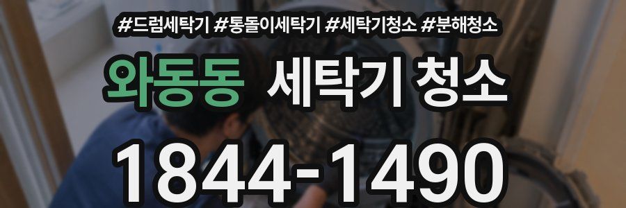 와동동 세탁기 청소
