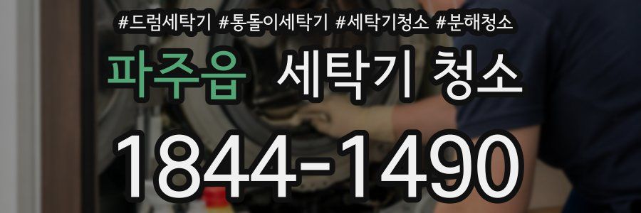 파주읍 세탁기 청소