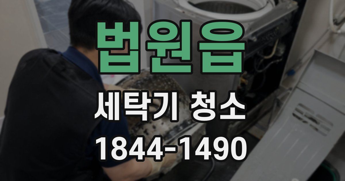 법원읍 세탁기 청소