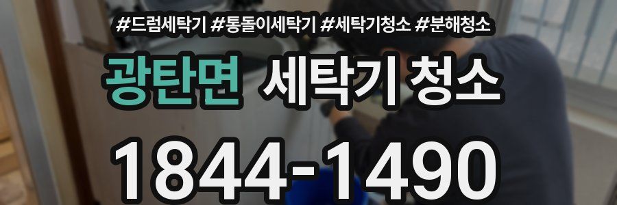 광탄면 세탁기 청소