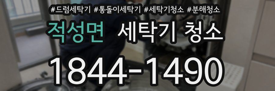적성면 세탁기 청소