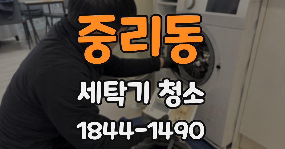 중리동 세탁기 청소