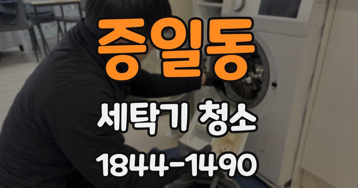 증일동 세탁기 청소