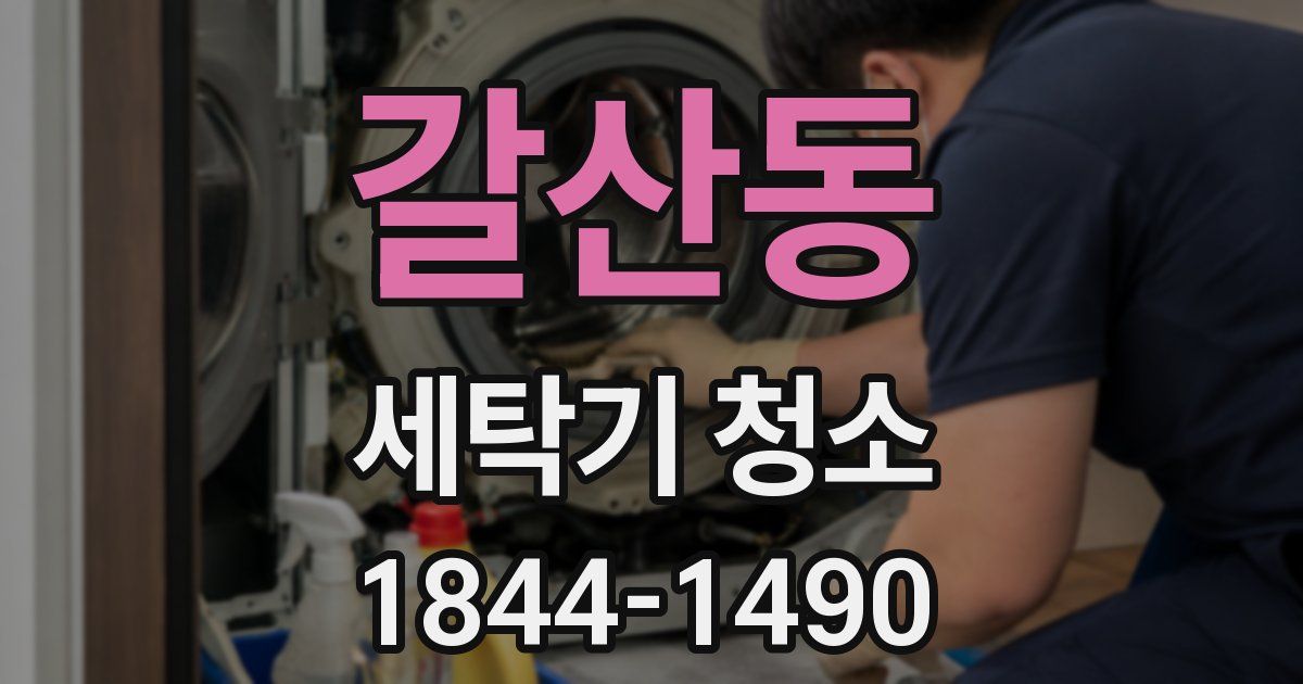 갈산동 세탁기 청소