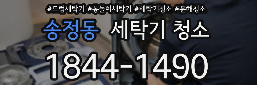 송정동 세탁기 청소