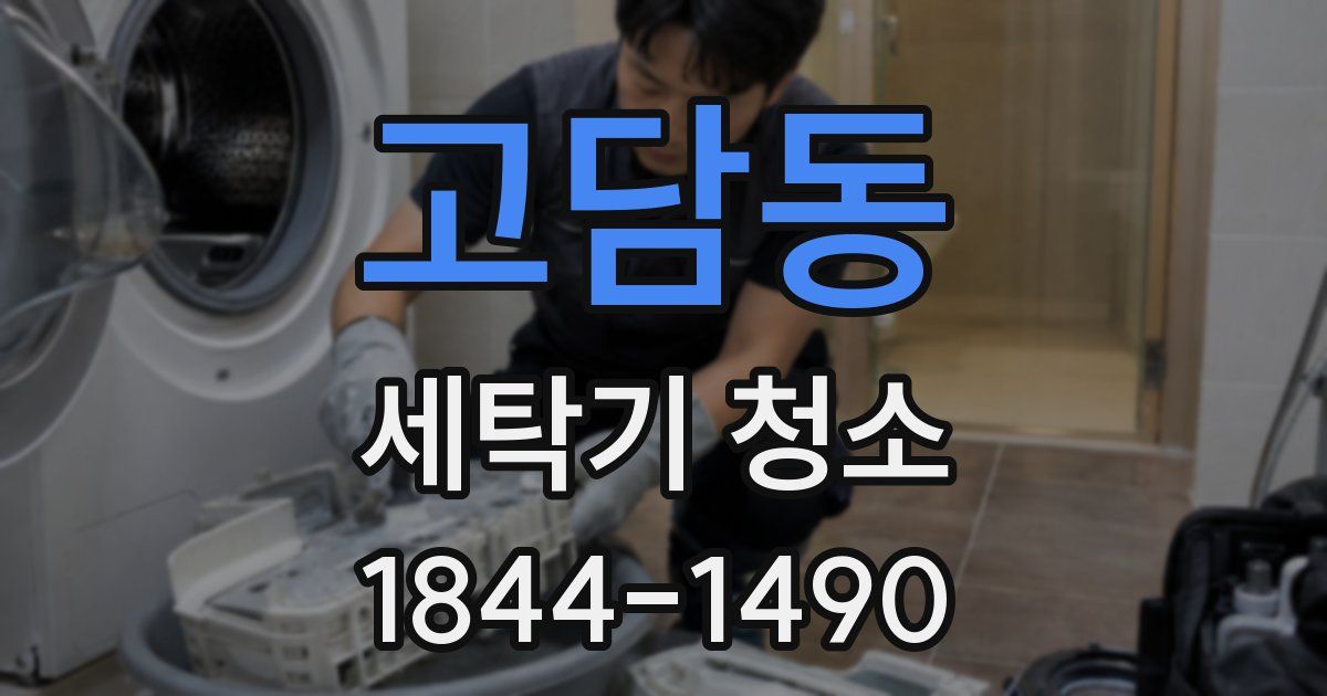 고담동 세탁기 청소