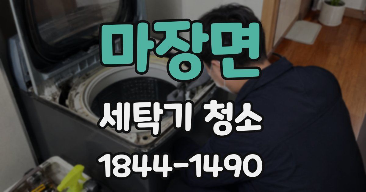 마장면 세탁기 청소