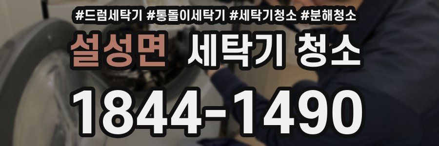설성면 세탁기 청소