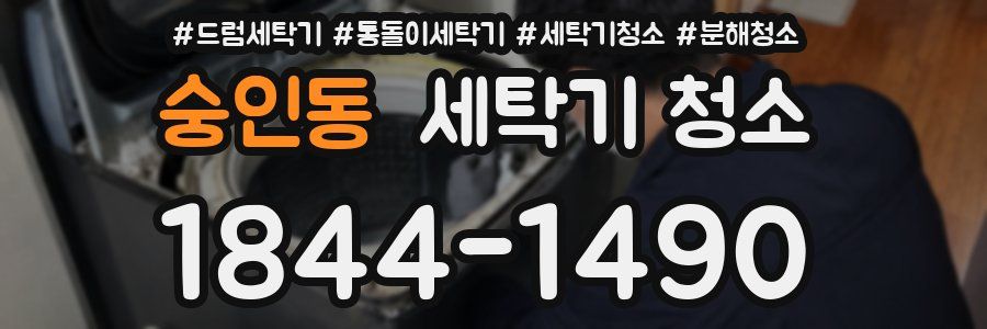 숭인동 세탁기 청소