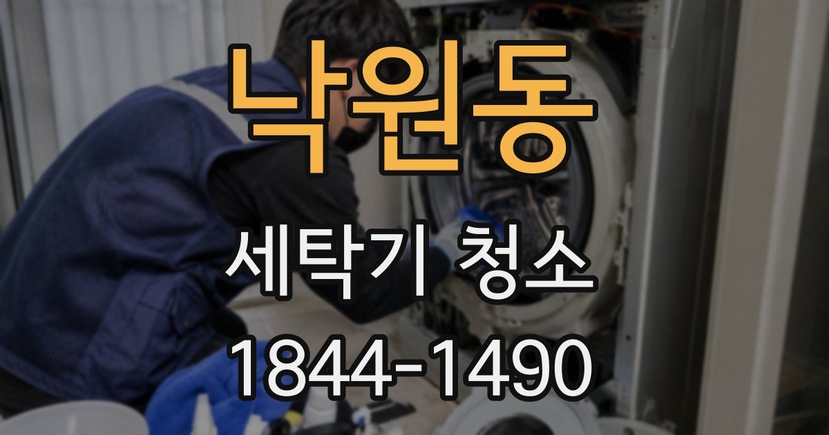 낙원동 세탁기 청소