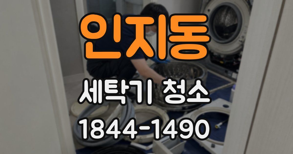인지동 세탁기 청소
