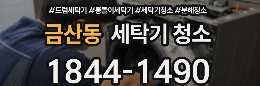 금산동 세탁기 청소
